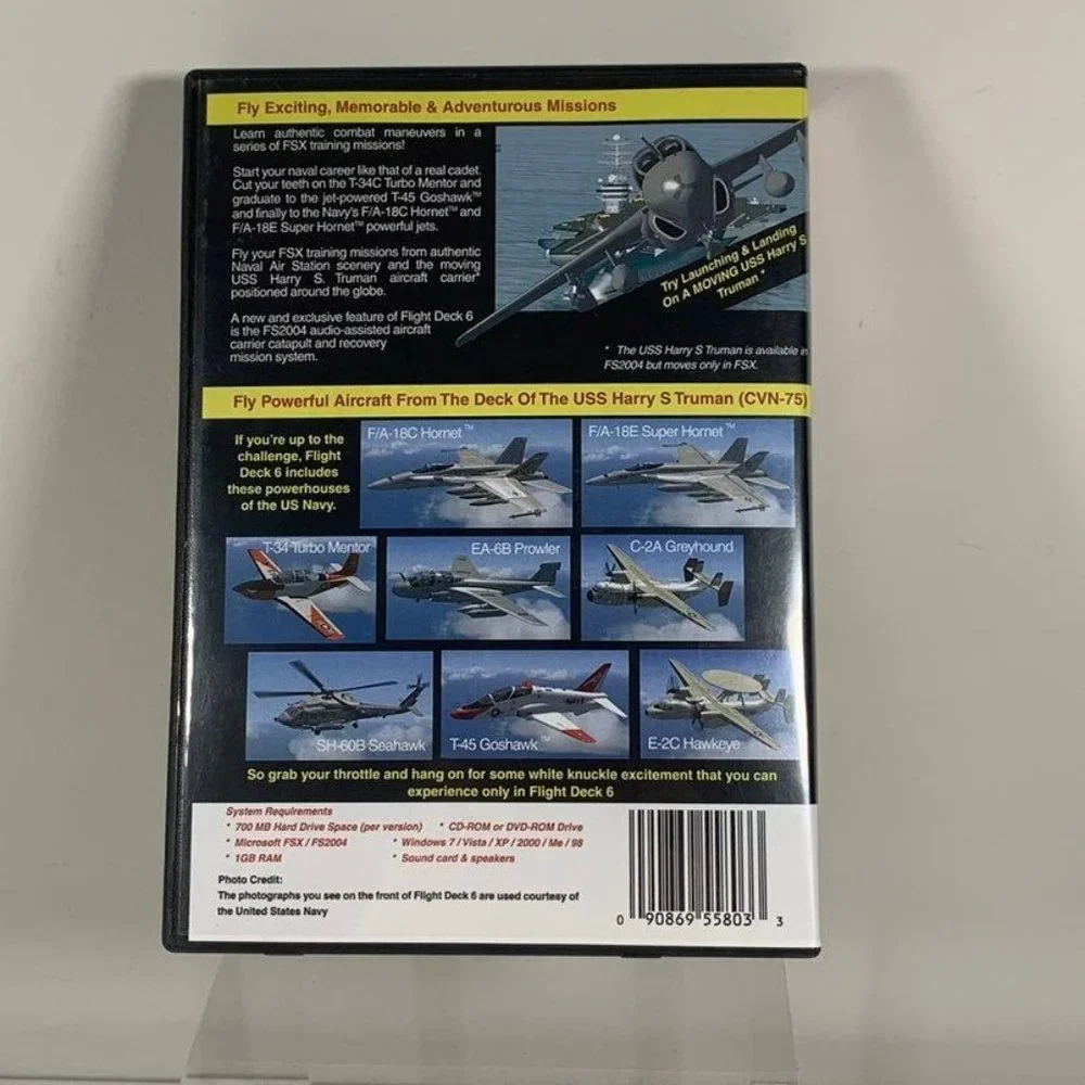 Abacus Microsoft Flight Simulator Flight Deck 6 PC FSX, ALL INSERTS Game